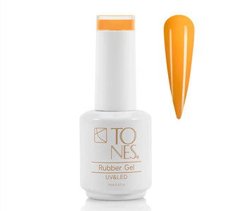 Rubber Base Gel #35 - Mango Tango | Orange | UV/LED | 15 mL / .50 fl oz