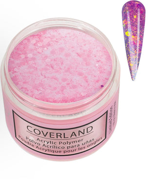 Polvo acrílico Coverland de 1,5 oz, color rosa "Chic &amp; Curvy" (edición limitada)