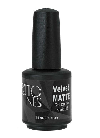 Capa superior de esmalte en gel: terciopelo de goma mate (16,56 ml/0,56 fl oz)