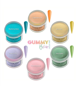 Coverland Acrylic Powder Collection (1.5 oz x 6) "Gummy Bears"