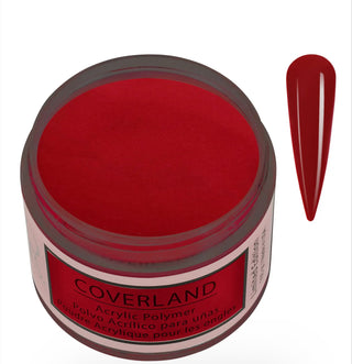 Coverland Acrylic Powder 1.5 oz "Candy Cane" Red - Limited Edition