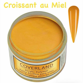 Coverland Acrylic Powder 1.5 oz "Croissant au Miel" Yellow - Limited Edition
