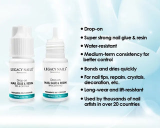 NAIL GLUE & RESIN DROP-ON