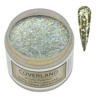 Polvo acrílico Coverland 1,5 oz "Crushed Gold" Oro - Edición limitada