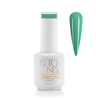 Rubber Base Gel #37 - Turquoise Tide | Turquoise | UV/LED | 15 mL / .50 fl oz
