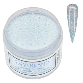 Polvo acrílico Coverland de 1,5 oz, color blanco «hielo picado» (edición limitada)