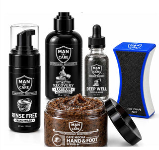 MANACARE 5-Step Men's Hand & Nail Grooming Kit