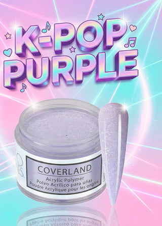 Coverland Acrylic Powder 1.5 oz "K-Pop" Purple - Limited Edition