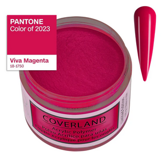 Coverland Acrylic Powder - "Viva Magenta" 1.5 Oz - Limited Edition Color Of The Year 2023