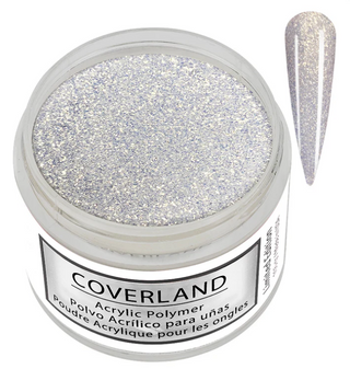 Coverland Acrylic Powder 1.5 Oz "Ice To See You" White - Limited Edition