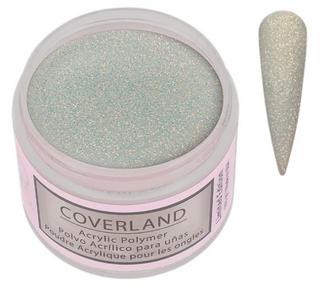 Coverland Acrylic Powder 1.5 Oz "Flash Dance" Limited Edition *Glow In The Dark*