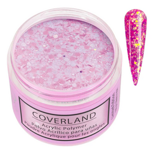 Coverland Polvo Acrílico 1.5 Oz "Modo Vacaciones" Rosa - Edición Limitada