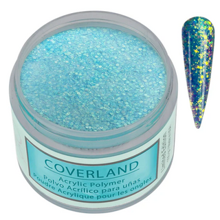 Polvo acrílico Coverland 1.5 Oz "Blue Lagoon" Azul - Edición limitada