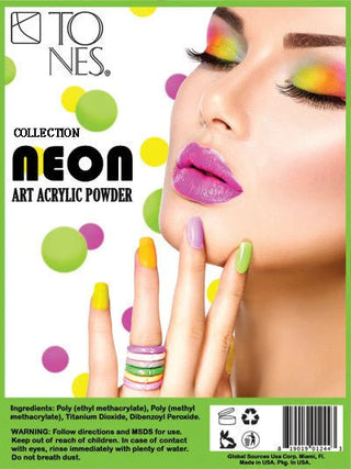 Acrylic Art Powder - 3D Collection: Neon (12 X 0.25 Oz)