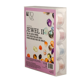 Polvo de arte acrílico - Colección encapsulada: Jewel II (12 X 0,25 Oz)